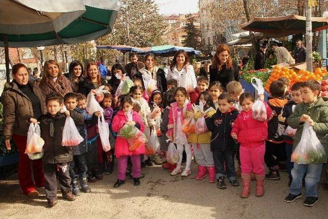 Çankayalı Çocuklar Pazara Alışverişe Çıktı