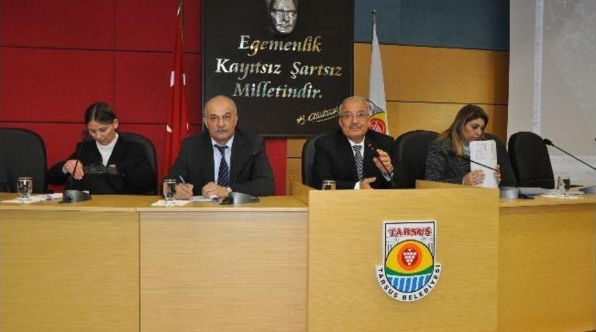 Tarsus Belediye Meclisi Şubat Ayı Toplantısını Yaptı