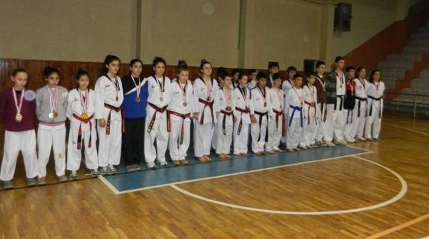 İğdir Lisesi, Taekwondo Da Kupaları Topladı