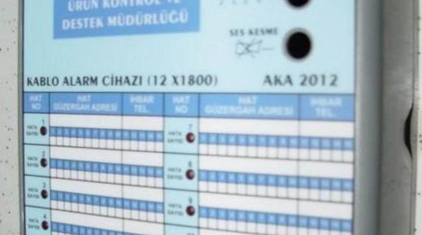 Kablo Hırsızlığına Karşı Alarm Sistemi
