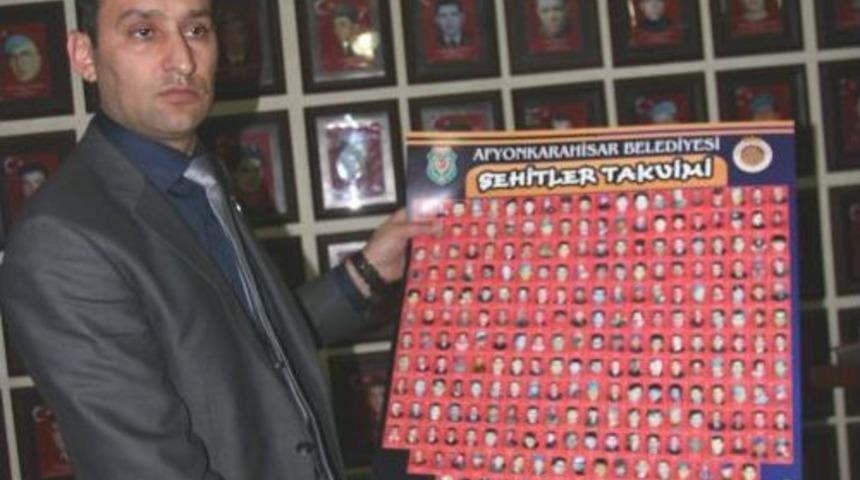 Afyon'da 2013 Şehitler Takvimi Hazırlandı