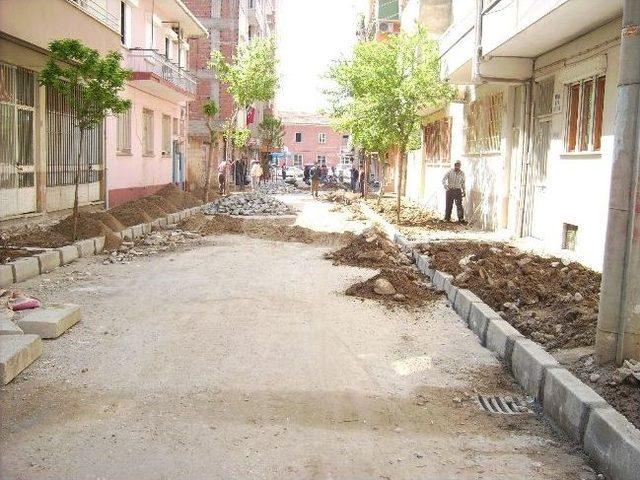 &Ouml;demiş te Kaldırım Ve Yollar Pırıl Pırıl Oldu 1