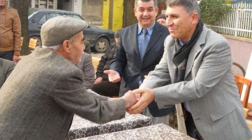 &Ouml;demiş Kaymakamı D&ouml;lek, K&ouml;y Ziyaretlerine Devam Ediyor