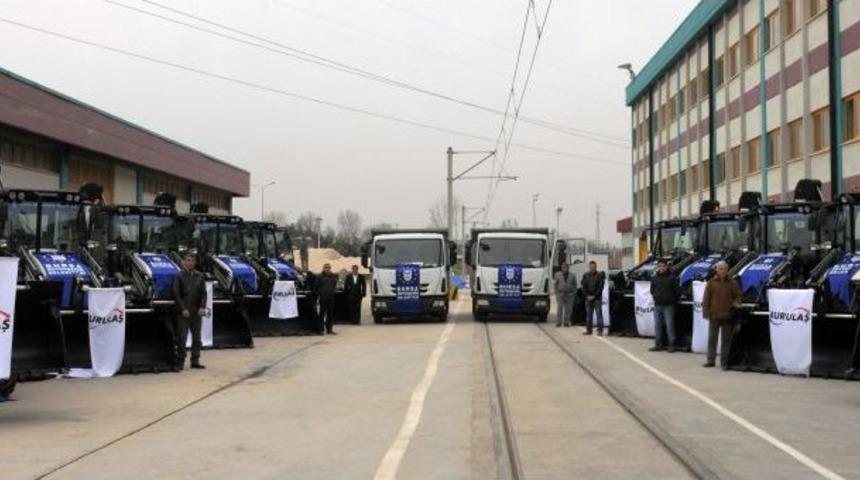 Bursa B&uuml;y&uuml;kşehir Belediyesi, Ara&ccedil; Filosunu G&uuml;&ccedil;lendirdi