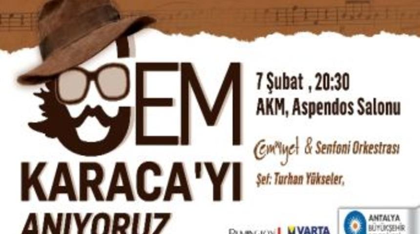 Cem Karaca Şarkılarıyla Anılacak