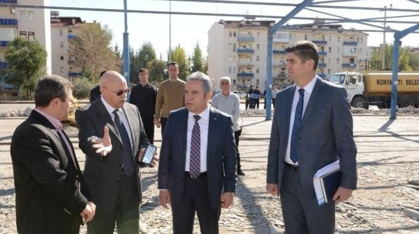 Siteler Mahallesi Kapalı Pazar Yerinde Yıkım Başladı