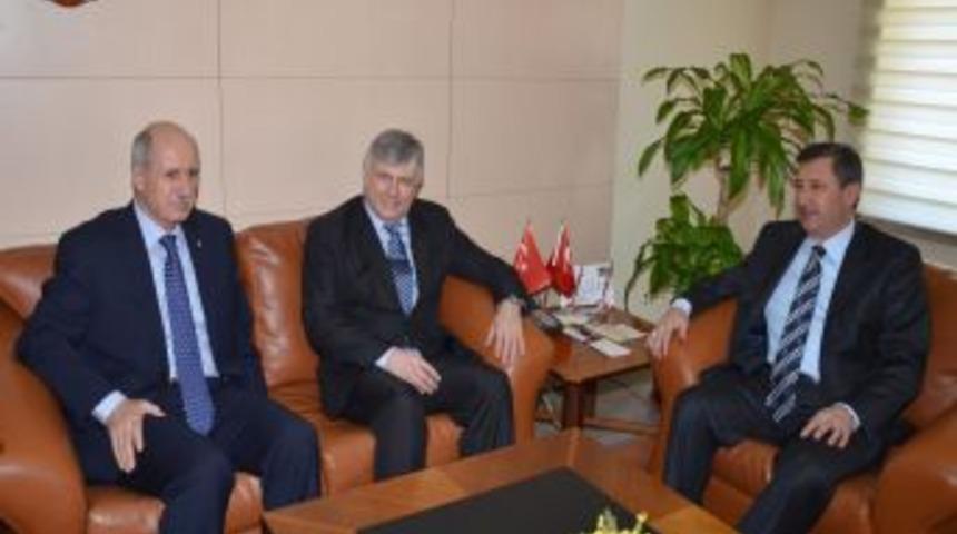 FISU Heyeti Kayseri Valisini Ziyaret Etti