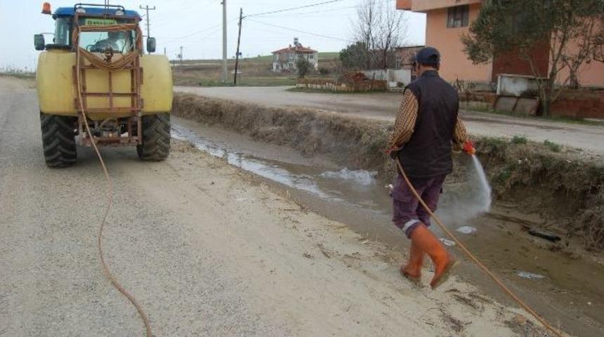 Lapsekide İla&ccedil;lama &Ccedil;alışmaları Devam Ediyor