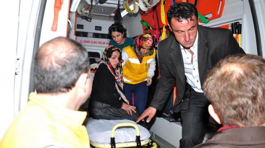 Hamile Kadın Askeri Helikopterle Hastaneye Kaldırıldı