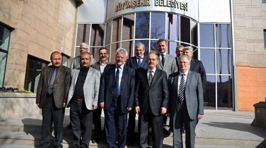 İ&ccedil; Anadolu Belediyeler Birliği&rsquo;nden Tepebaşı Belediye Başkanı Ata&ccedil;&rsquo;a Ziyaret