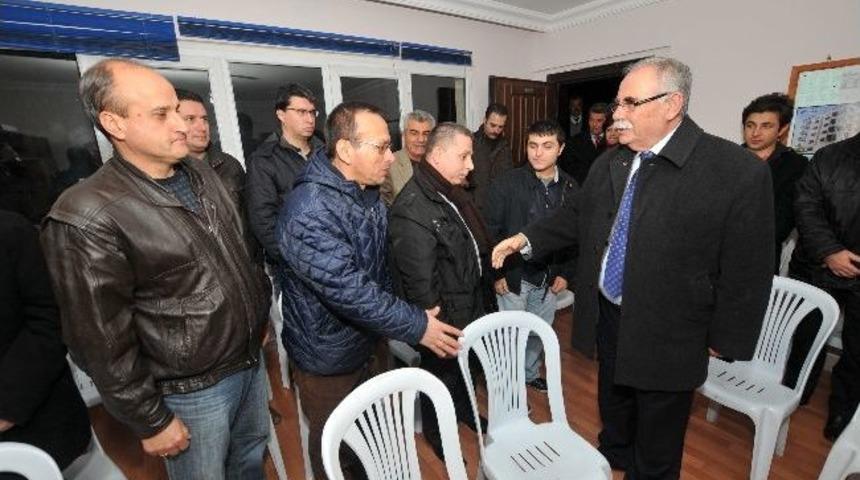 Başkan G&ouml;khan Site Sakinleri İle Bir Araya Geldi