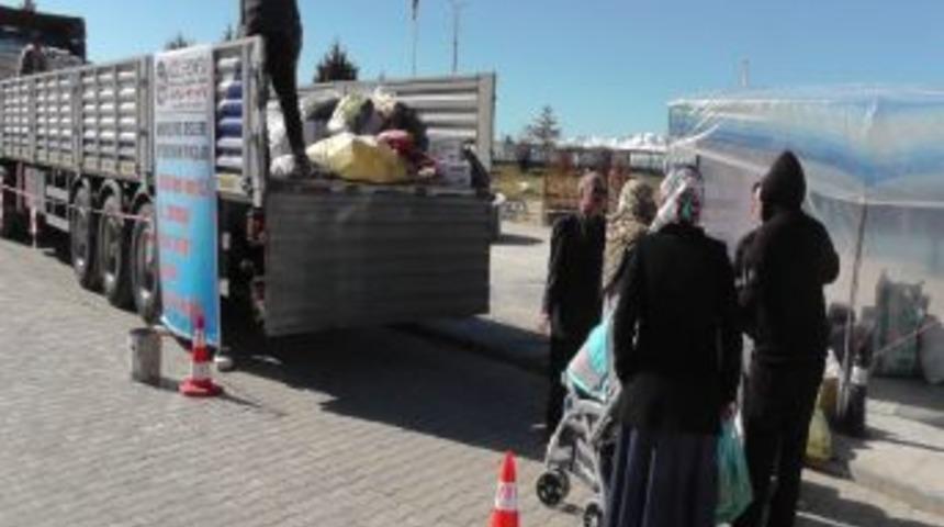 Beyşehir&rsquo;den Suriyeli M&uuml;ltecilere Yardım Seferberliği