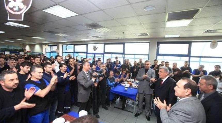 Başkan'dan &Ccedil;evreci Goodyear'a Tebrik