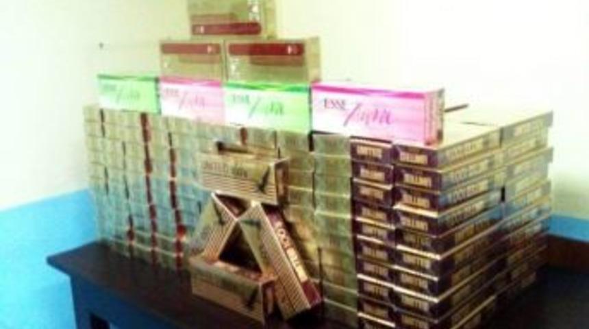 G&ouml;ksun&rsquo;da 2 Bin 600 Paket Ka&ccedil;ak Sigara Ele Ge&ccedil;irildi