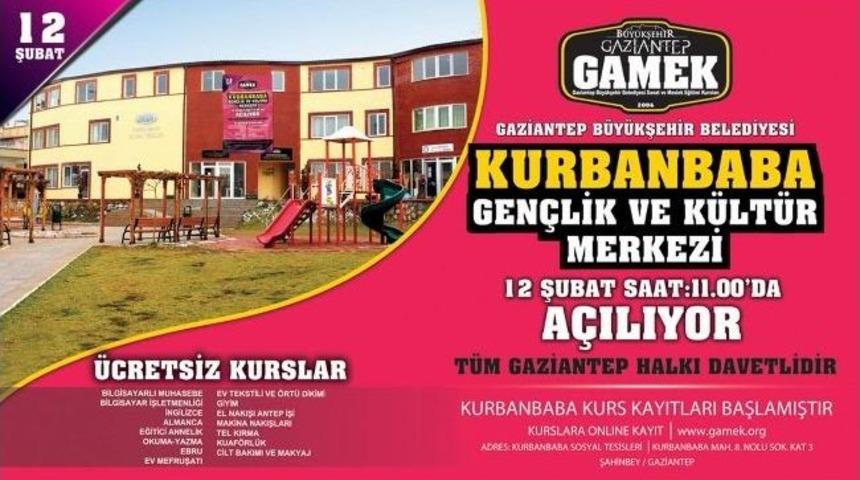Gamek Kurbanbaba Gen&ccedil;lik Ve K&uuml;lt&uuml;r Merkezi A&ccedil;ılıyor