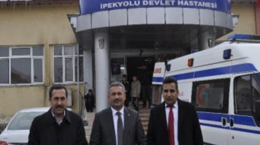 Ak Partili Aras&rsquo;tan İpekyolu Hastanesi'ne Ziyaret