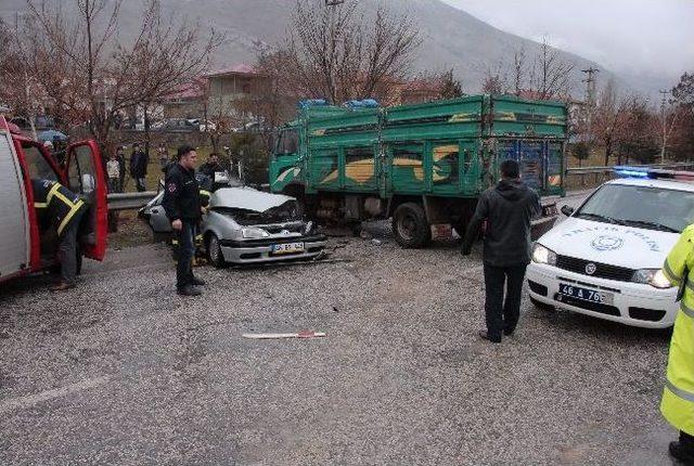 Elbistan’da trafik kazası: 3 ölü, 1 yaralı