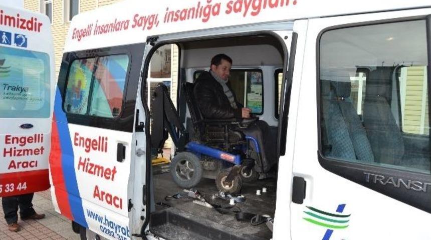 Hayrabolu Belediyesinden 'engelli Taksi' Projesi