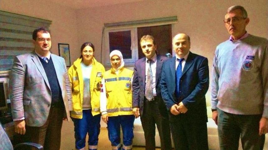 İl Sağlık M&uuml;d&uuml;r&uuml; Alemdar Akyazı 112&rsquo;yi Ziyaret Etti