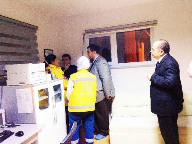 İl Sağlık Müdürü Alemdar Akyazı 112’yi Ziyaret Etti 1