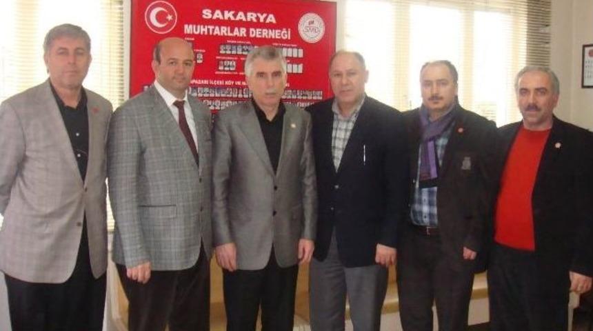 Sakarya Muhtarlar Derneğine Ziyaretler S&uuml;r&uuml;yor