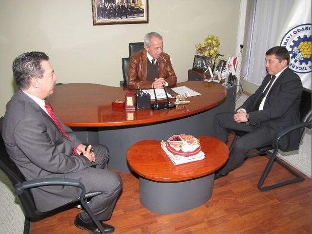 Kazakistan Başkonsolosu Dandybayev den Mtso ya Ziyaret 1