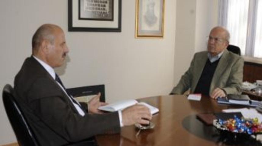 Tmo Karaman Şube M&uuml;d&uuml;r&uuml; Ay&rsquo;dan Başkan Uğurlu&rsquo;ya Ziyaret