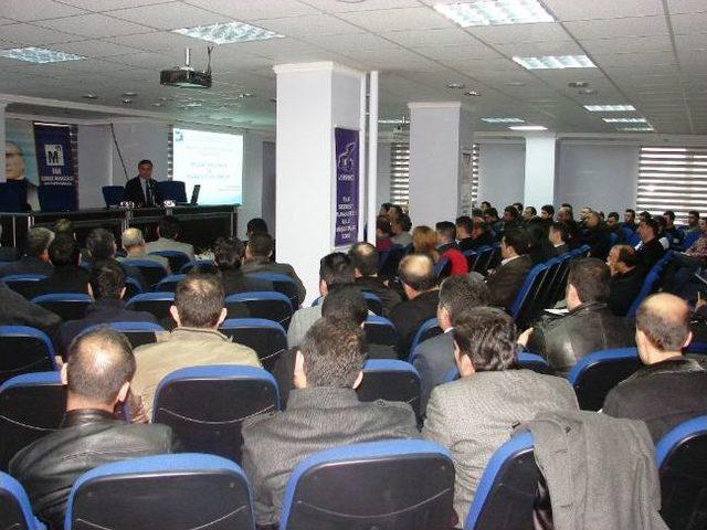Van&rsquo;da Muhasebecilere &lsquo;kdv Tevkiyatı Ve Yeni Ttk&rsquo; Semineri 1