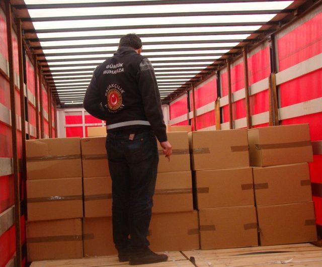 Kapıkule de 5 Milyon 300 Bin Adet Filtreli Sigara Kağıdı Ele Ge&ccedil;irildi 2