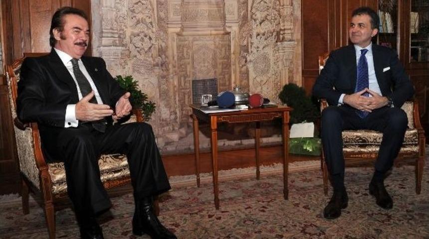 Sanat&ccedil;ı Orhan Gencebay K&uuml;lt&uuml;r Bakanı &Ccedil;elik&rsquo;i Ziyaret Etti