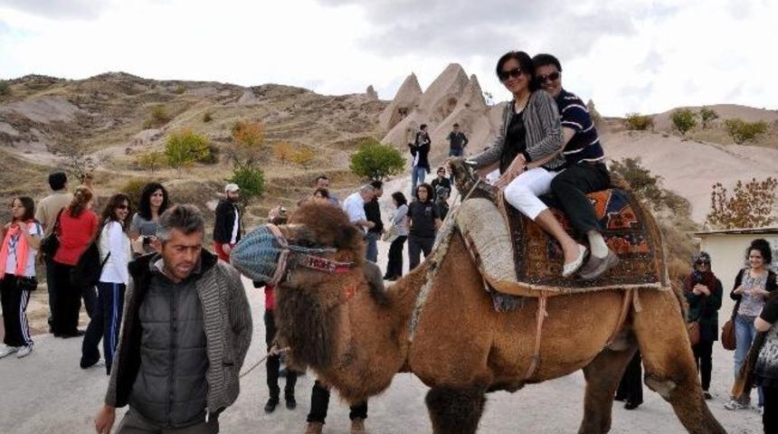 Kapadokya B&ouml;lgesini Ocak Ayında 72 Bin Turist Ziyaret Etti