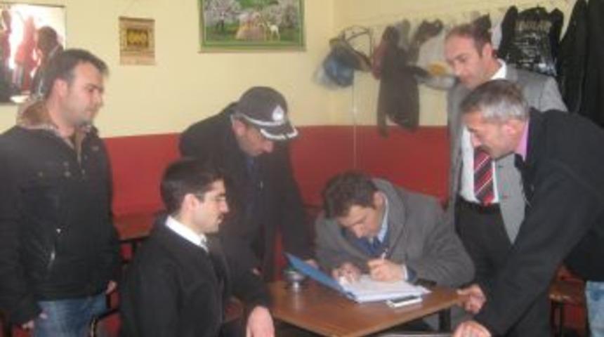 Kağızman'da kapalı mekanlarda sigara denetimleri