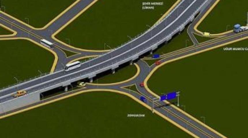 K&ouml;pr&uuml;l&uuml; Kavşak ihalesi yapıldı