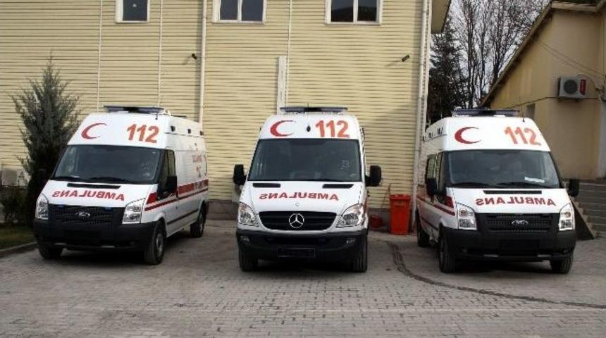 Kırşehir'e 3 Yeni Ambulans Geldi