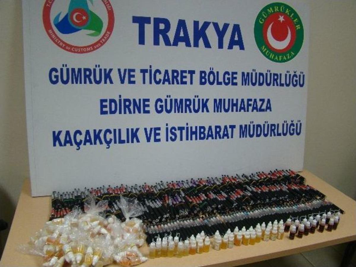 Kapıkule&rsquo;de 77 Bin Tl&rsquo;lik Elektronik Sigara Ele Ge&ccedil;irildi
