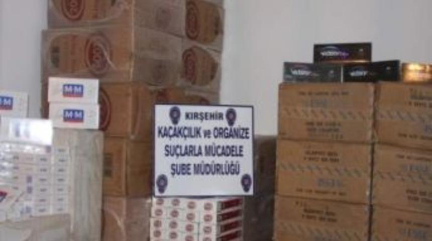 Kırşehir'de 26 Bin Paket Ka&ccedil;ak Sigara Ele Ge&ccedil;irildi