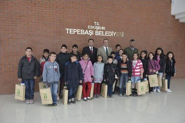 İn&ouml;n&uuml;l&uuml; &Ccedil;ocuklardan Tepebaşı Belediyesi ne Ziyaret 1