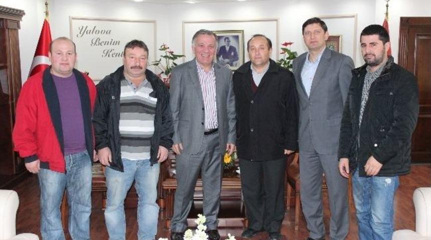 Başkan Ko&ccedil;al Amat&ouml;r Kul&uuml;pleri Ağırladı