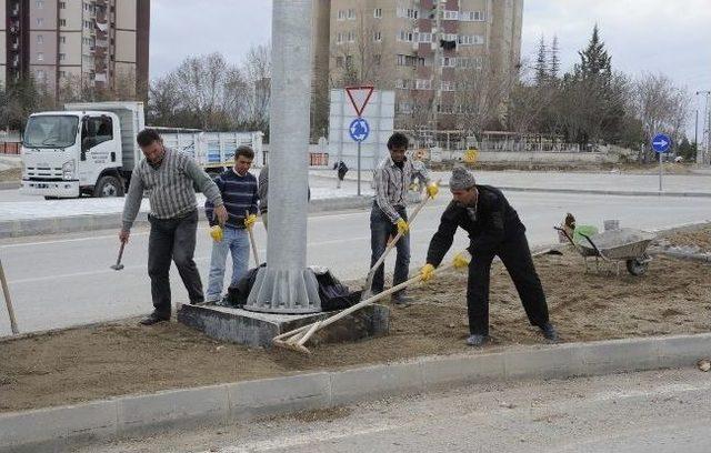 Ereğli Köprülü Kavşağı'nda Çevre Düzenleme Çalışmaları