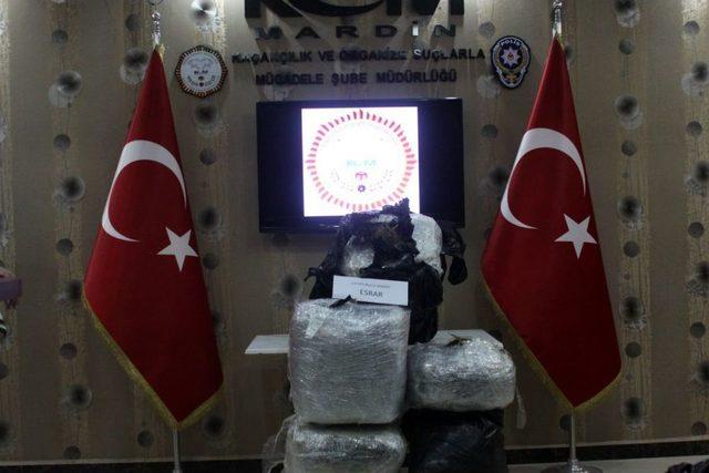 Mardin’de 85 Kilo Esrar Ele Geçirildi