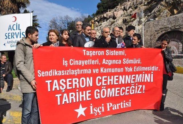 İşçi Partisi, Taşeronlaşmaya Karşı Bildiri Dağıttı