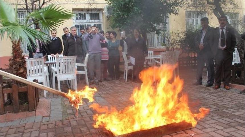 Alanya Milli Eğitim M&uuml;d&uuml;rl&uuml;ğ&uuml;'nde Yangın Tatbikatı Yapıldı