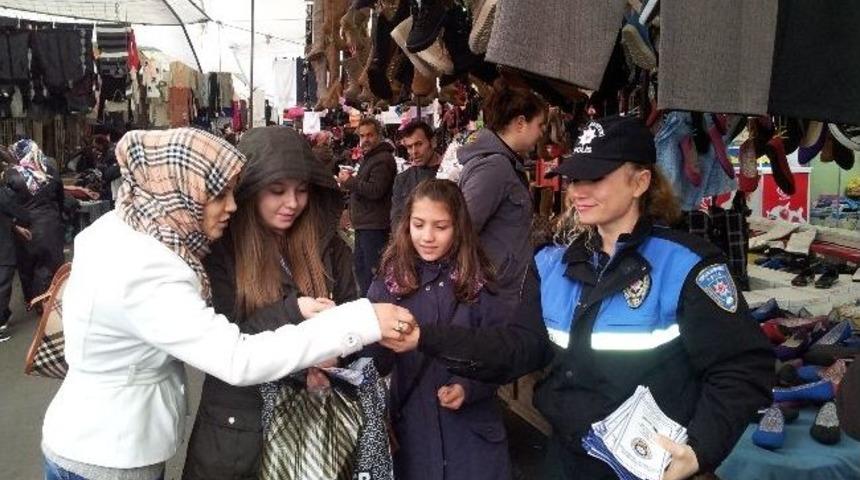 Tdp&rsquo;den B&uuml;y&uuml;klere Hırsızlık Broş&uuml;r&uuml; &Ccedil;ocuklara Şeker