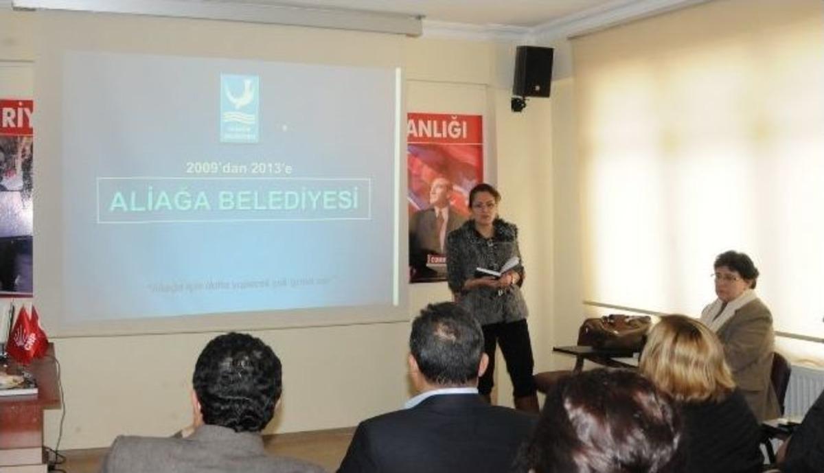 Aliağa Belediyesi&rsquo;nin 4 Yıllık İcraatı Chp İl&ccedil;e &Ouml;rg&uuml;t&uuml;ne Anlatıldı