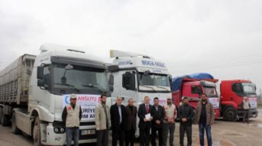 Cansuyu Derneği, Suriye&rsquo;ye 4 TIR Un G&ouml;nderdi