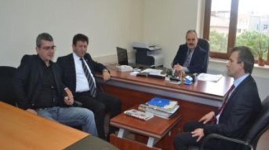 Belediye İş Sendikası'ndan Başkan Vekili &Ccedil;oban'a Ziyaret