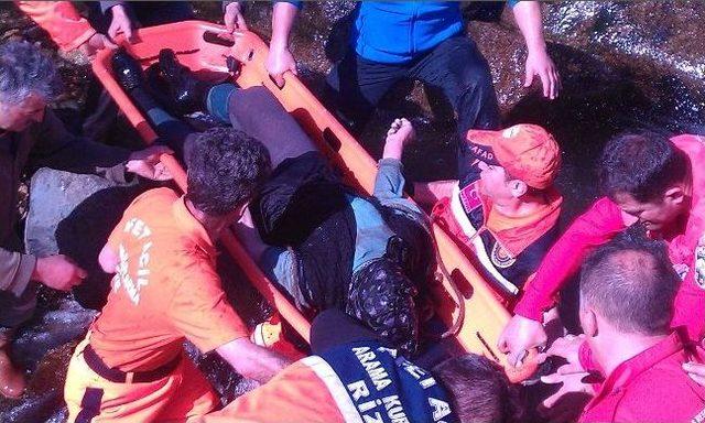 Rize'de dün kaybolan Naime Cihan ölü bulundu