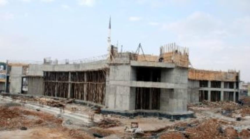 Kahta Otogarı Kaba İnşaatı Bitiyor