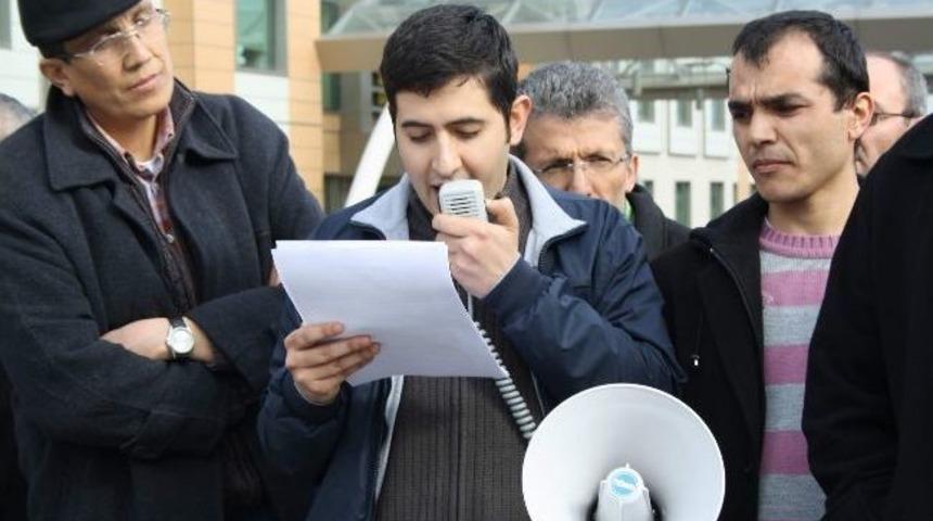 İşten &Ccedil;ıkarılmasına Tepki G&ouml;sterdi