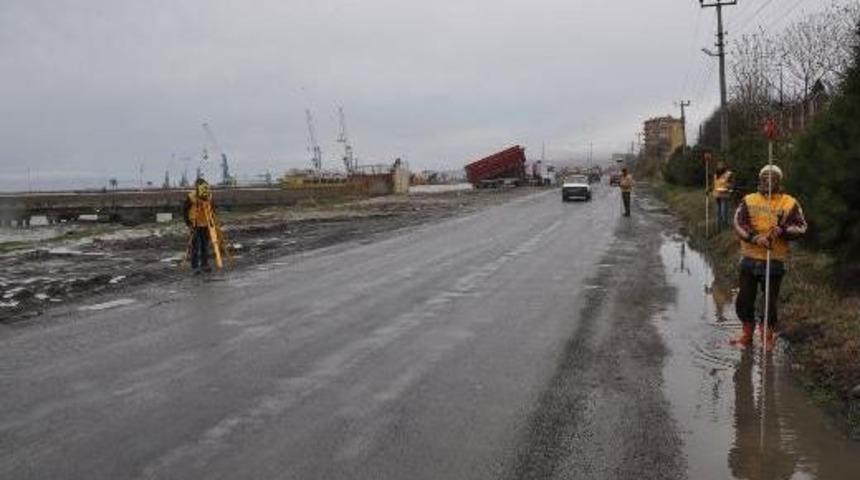 Sahil Altyolda Kot &Ccedil;alışmaları Başladı